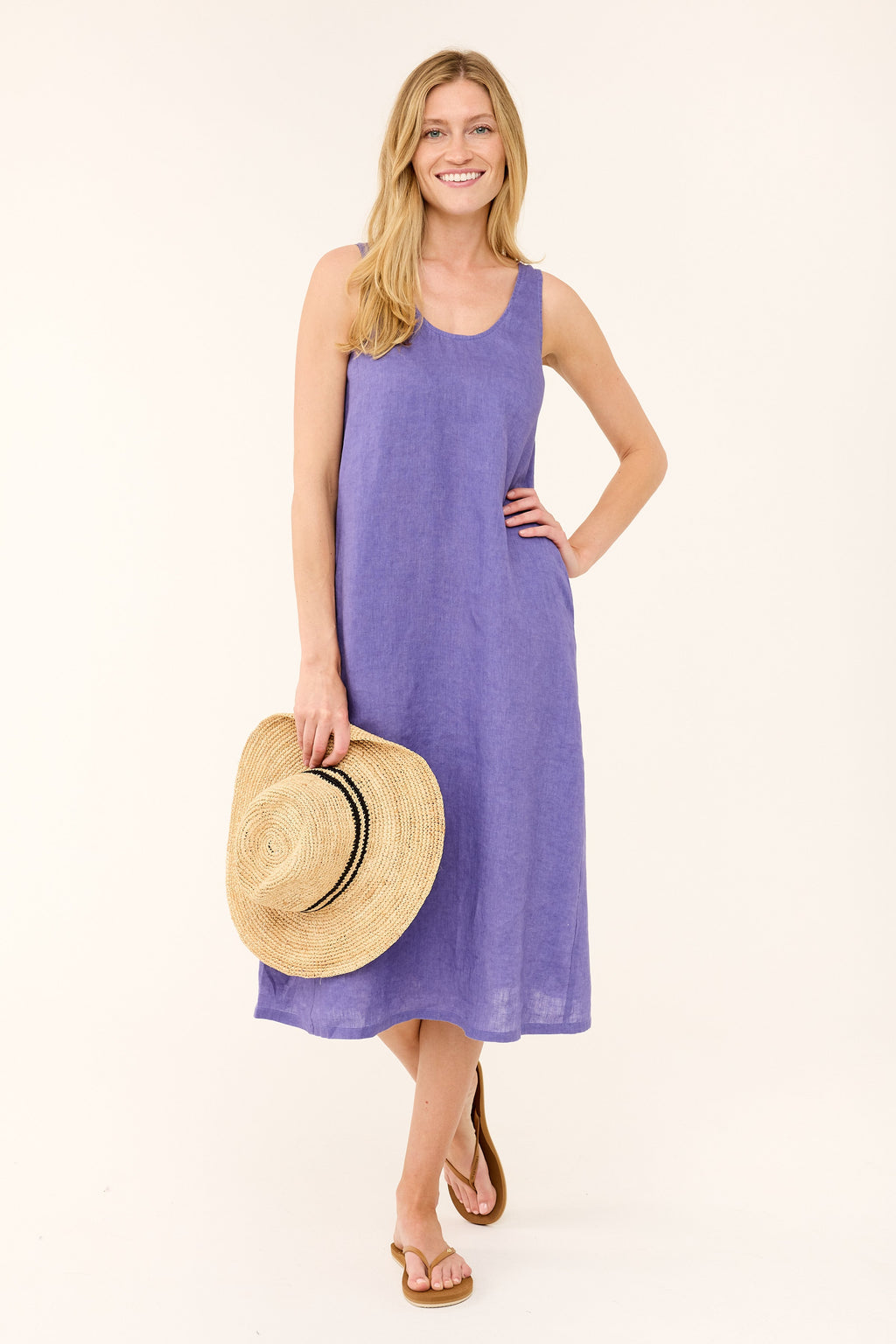 Brenda Dress - Skipper Blue