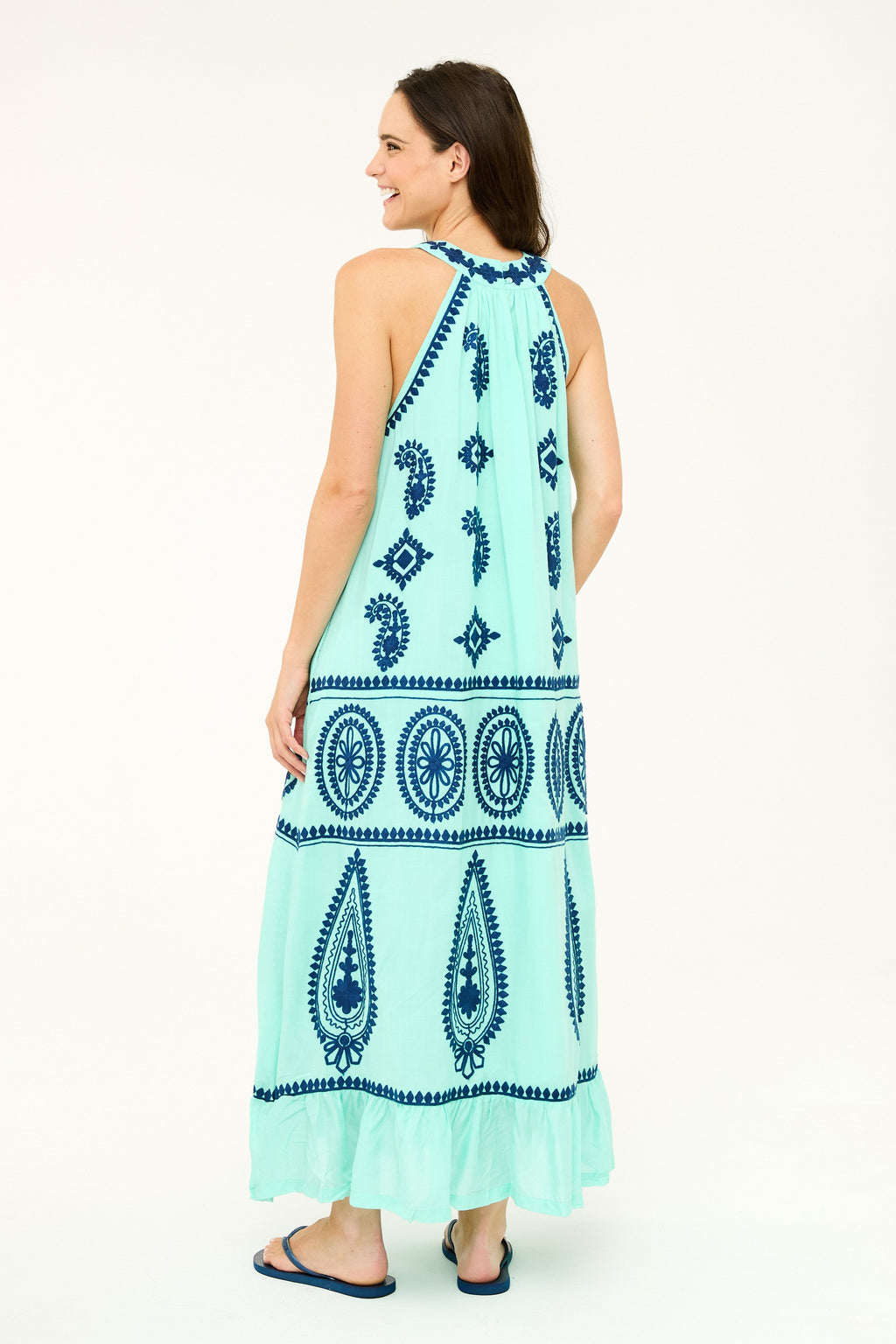Mustique Dress - Ice Green