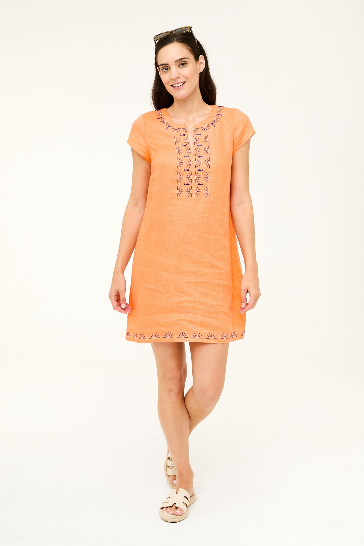 Rachel Dress - Vermillion