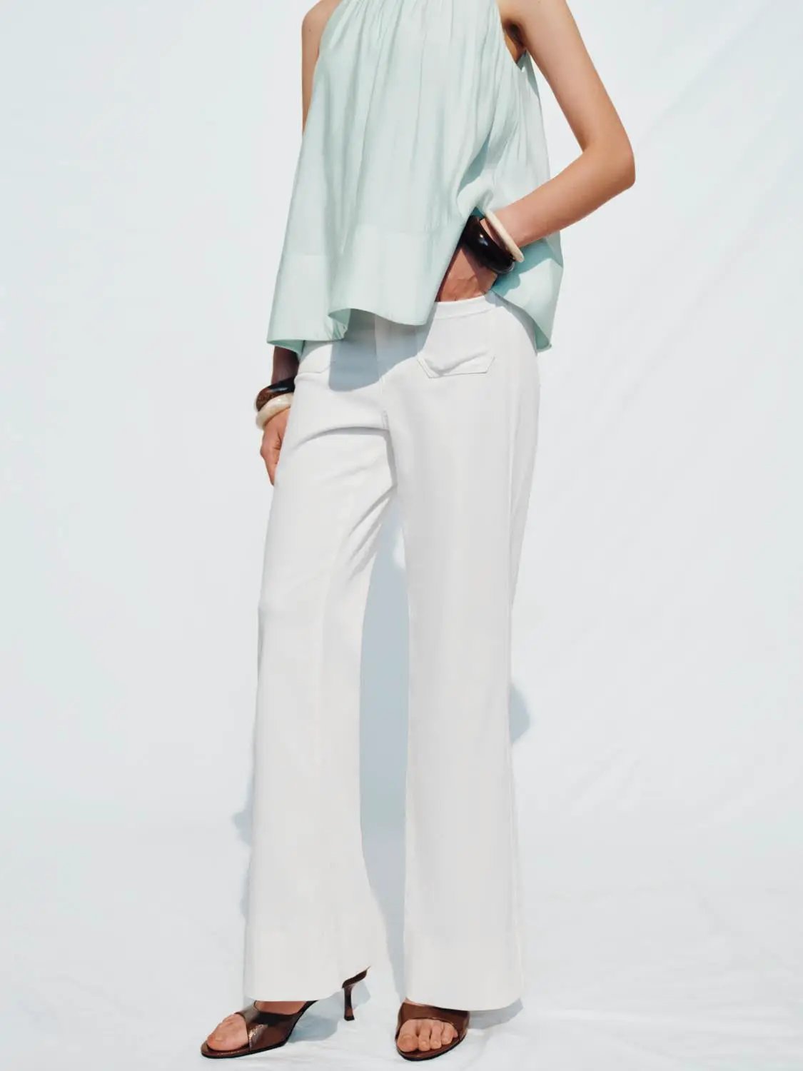 Denim Flared Jeans