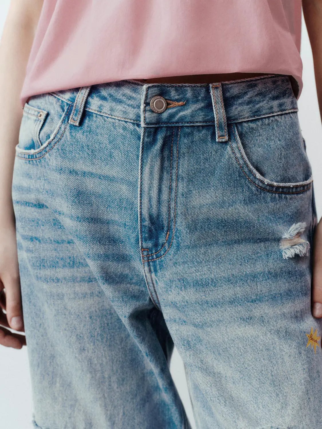 Ripped Denim Jeans