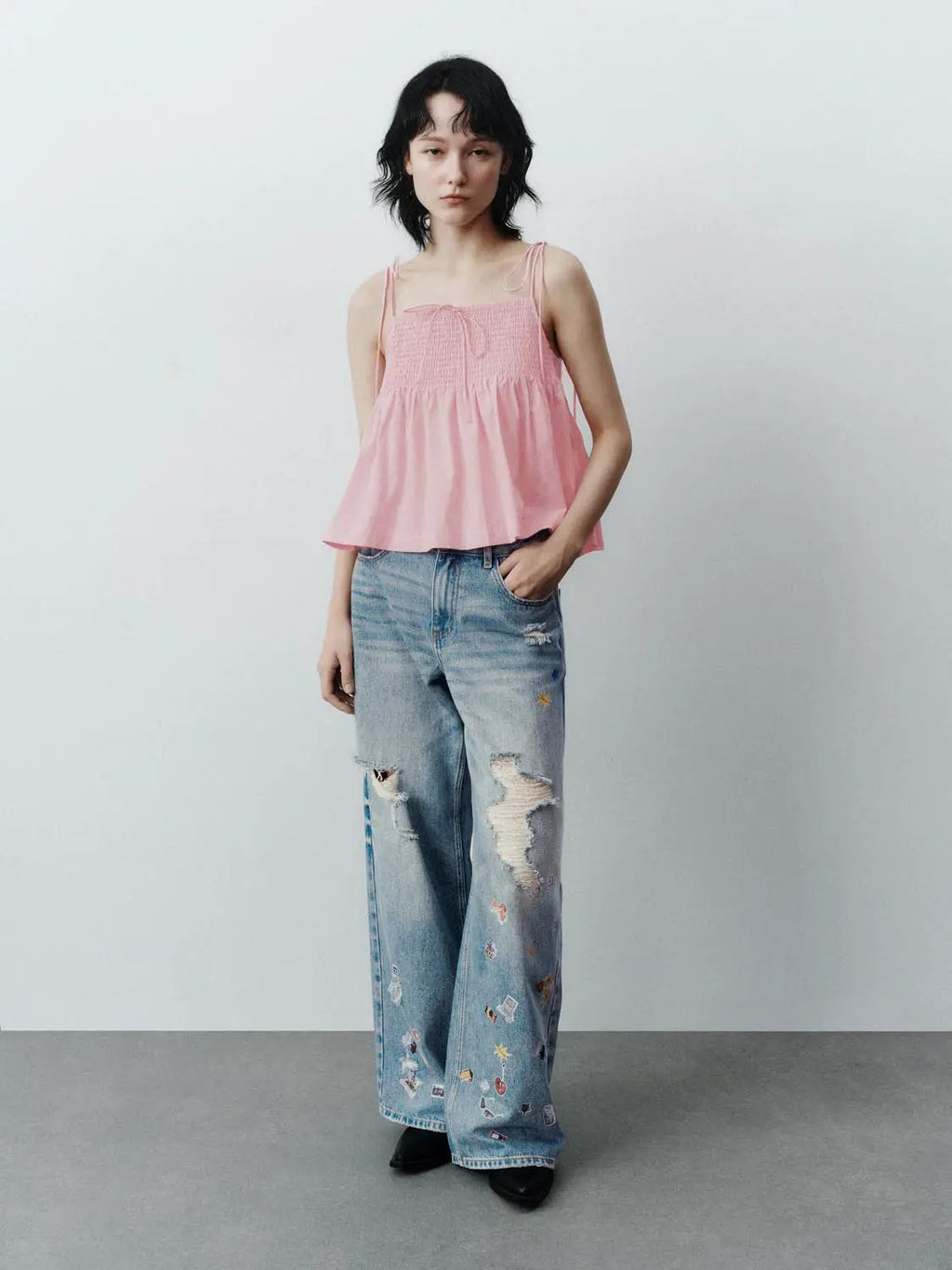 Ripped Denim Jeans